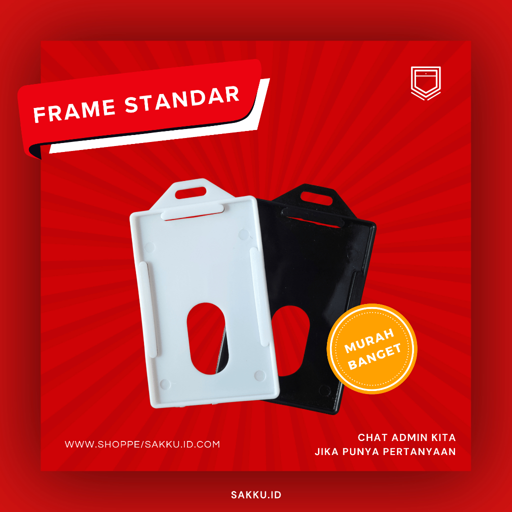 

Frame Standar Plastik Holder Casing Id Card