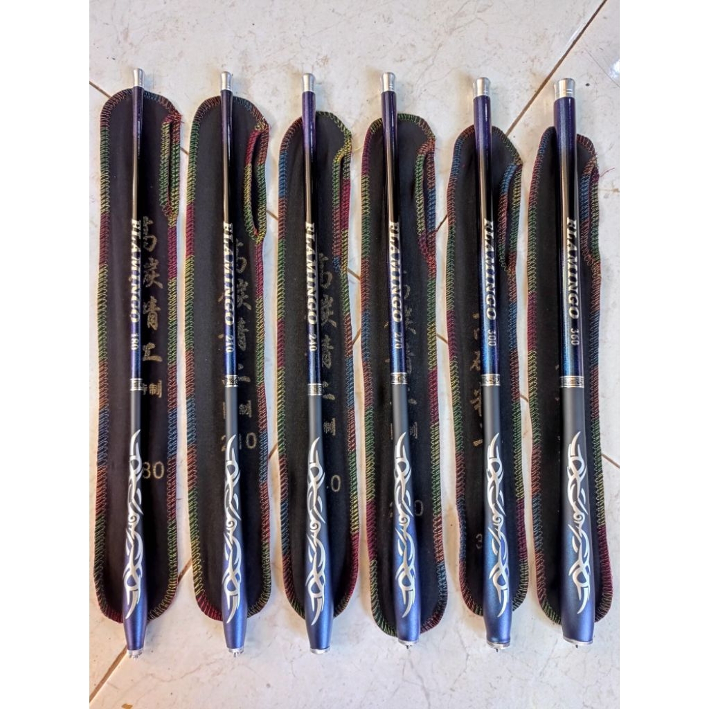 Joran Pancing Tegek FLAMINGO Ruas Pendek action medium