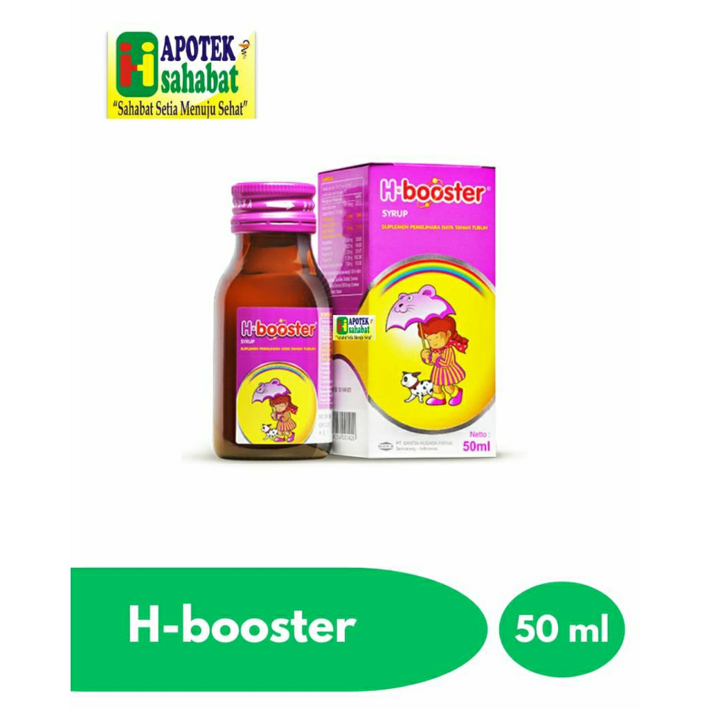 H-booster Suplemen daya tahan tubuh anak