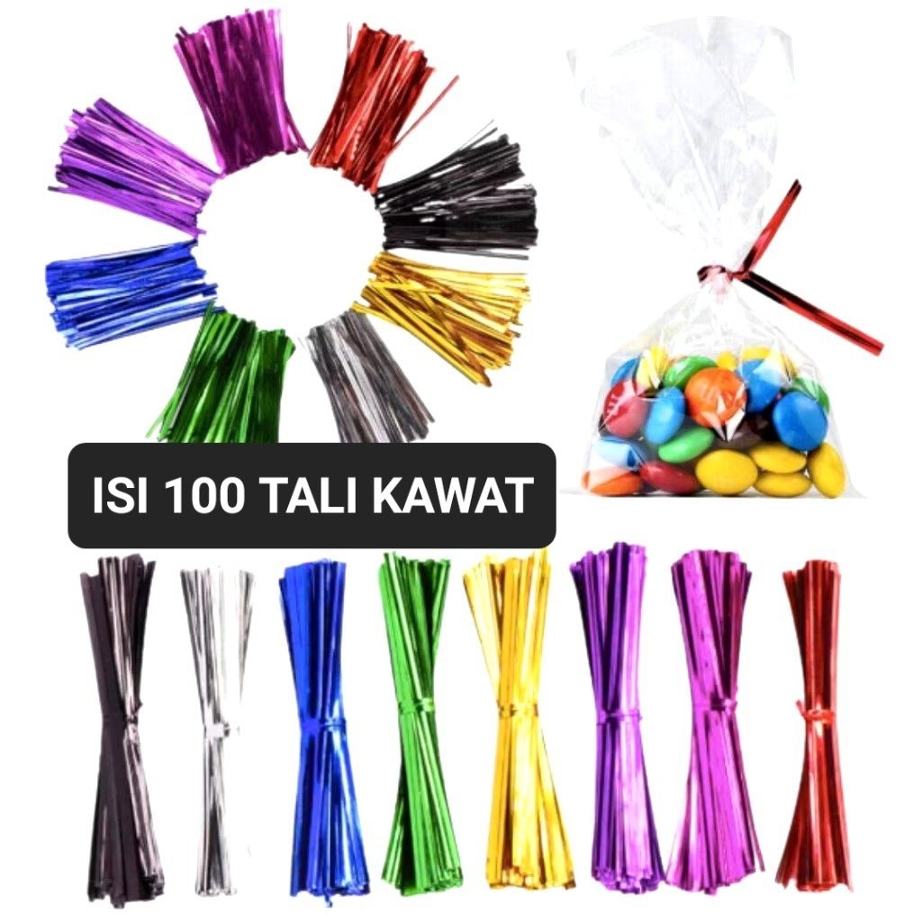 

[ 100 PCS ] KAWAT TWIST POTONG / PITA KAWAT UNTUK SOUVENIR & BINGKISAN