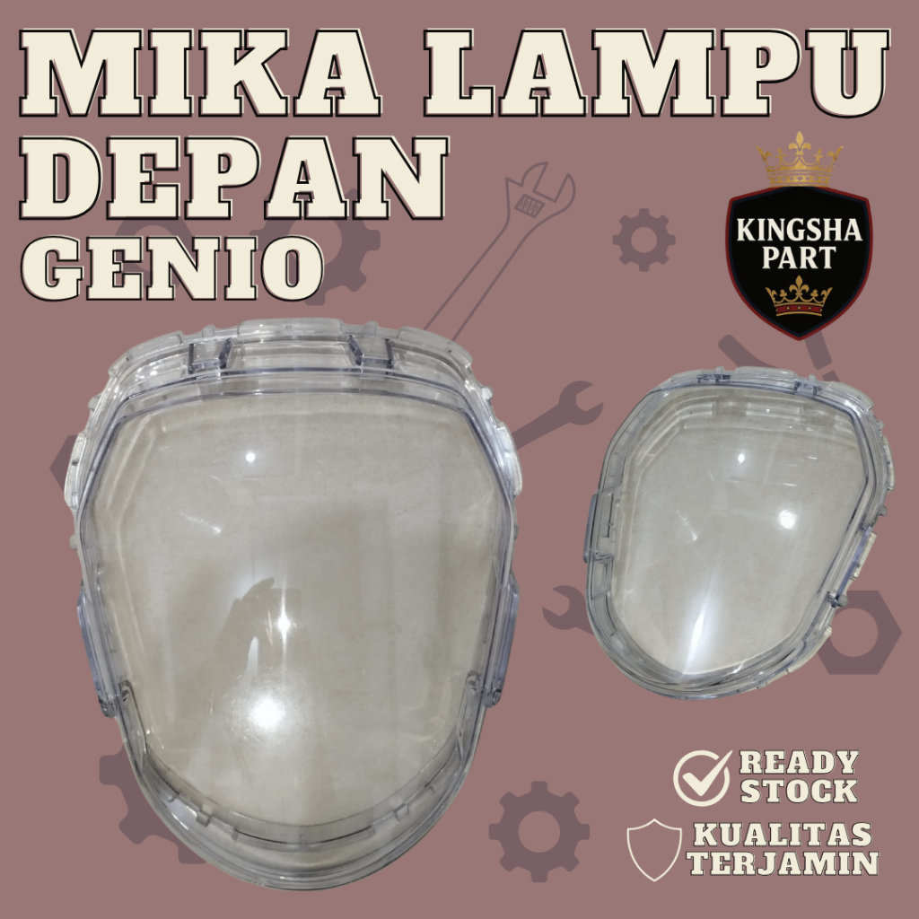 Mika kaca lampu depan honda Genio mika lampu depan Genio mika lampu Genio