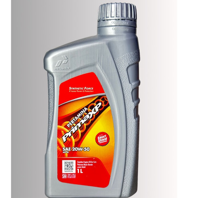 Oli Prima Xp 20W-50 1Liter pelumas oli Prima Xp 1L oli mesin motor Prima Xp 1liter