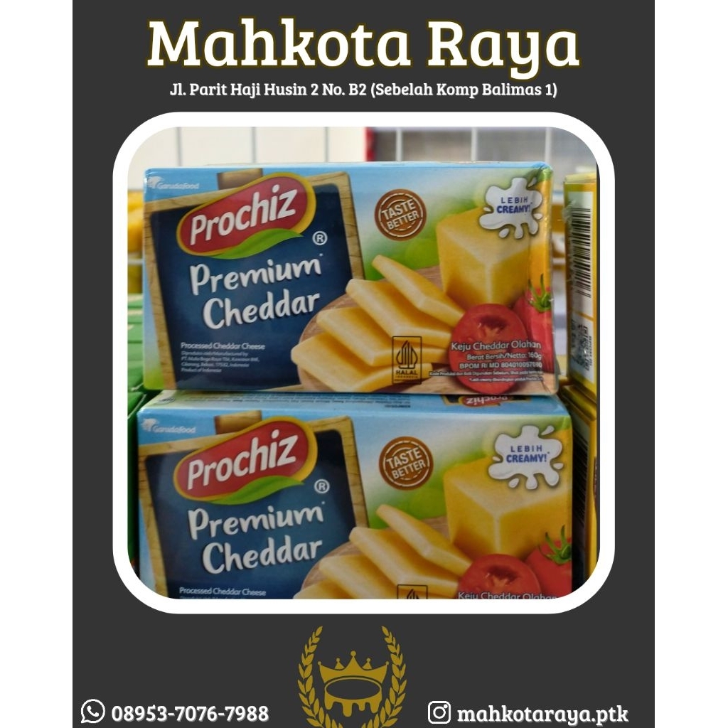 

Keju Prochiz Cheddar 160gr