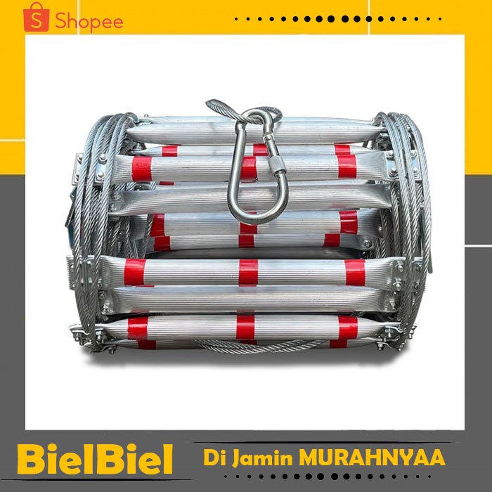 HUMBLE Tangga Darurat Gantung Steel Wire Fire Escape Ladder - HB111