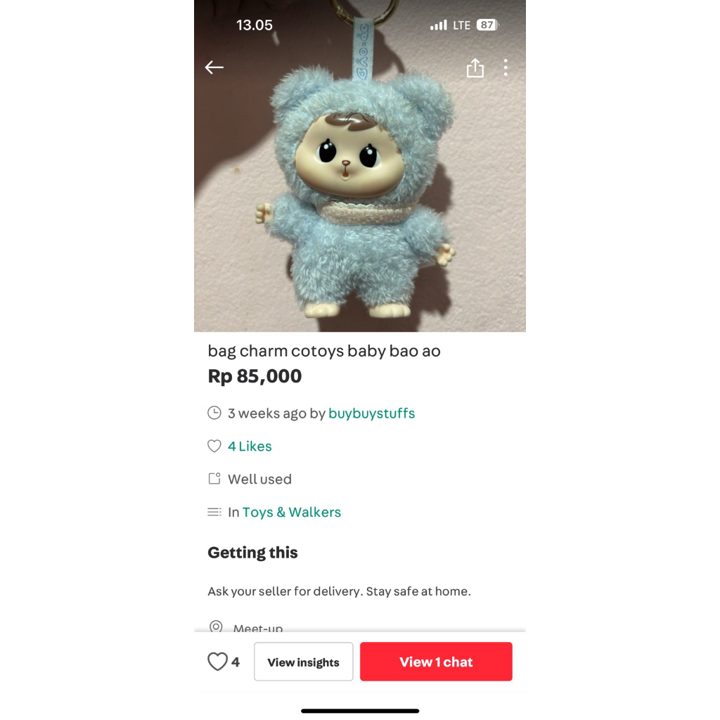 preloved bag charm bao ao