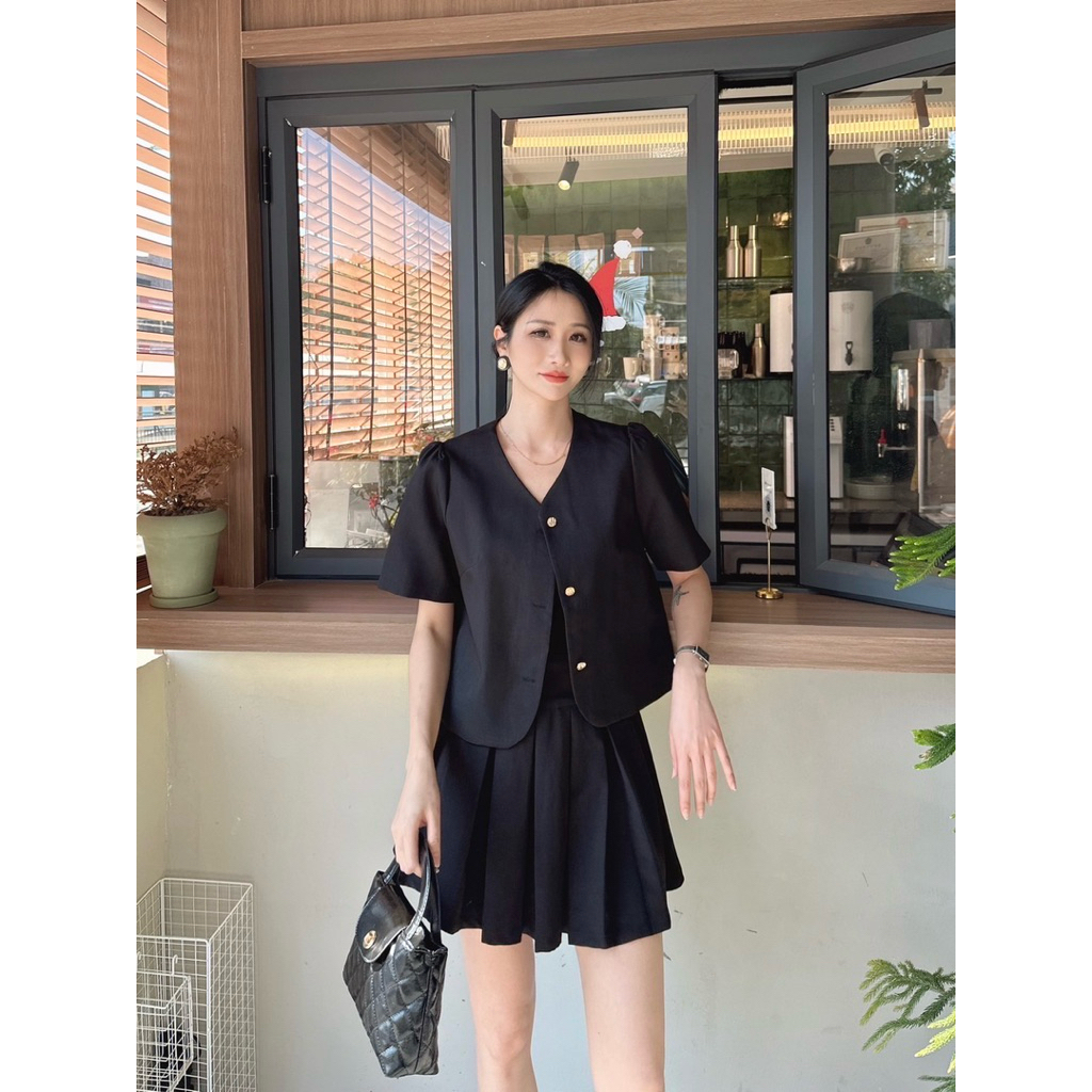 ATASAN H&J 3732 ATASAN LENGAN PUFF BANGKOK KEMEJA BANGKOK (HJ3732)