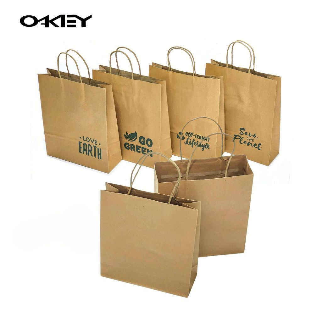 

1 PAK / 10 Pcs Paper Bag OKEY B (24x29x8cm)