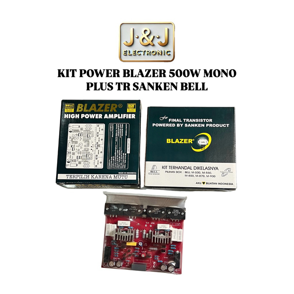 Kit Power Blazer 500W Mono Plus TR Sanken Bell
