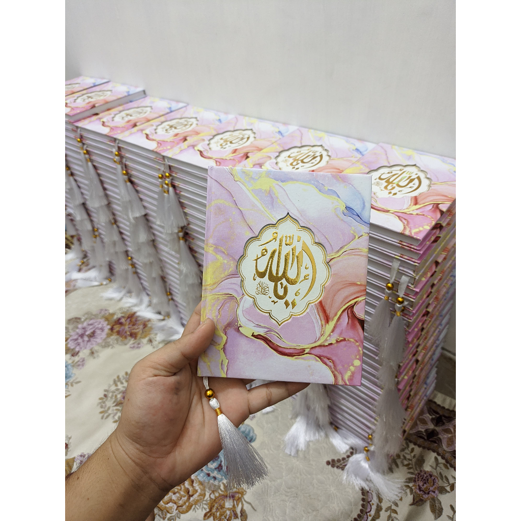 Buku Yasin Hardcover 224 Halaman Art Paper Jahit benang (Al Mulk Al waqiah Ar-rahman)