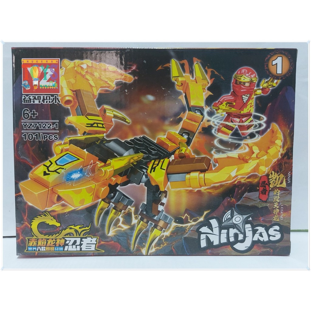 Mainan Brick Ninja Go YZ7122