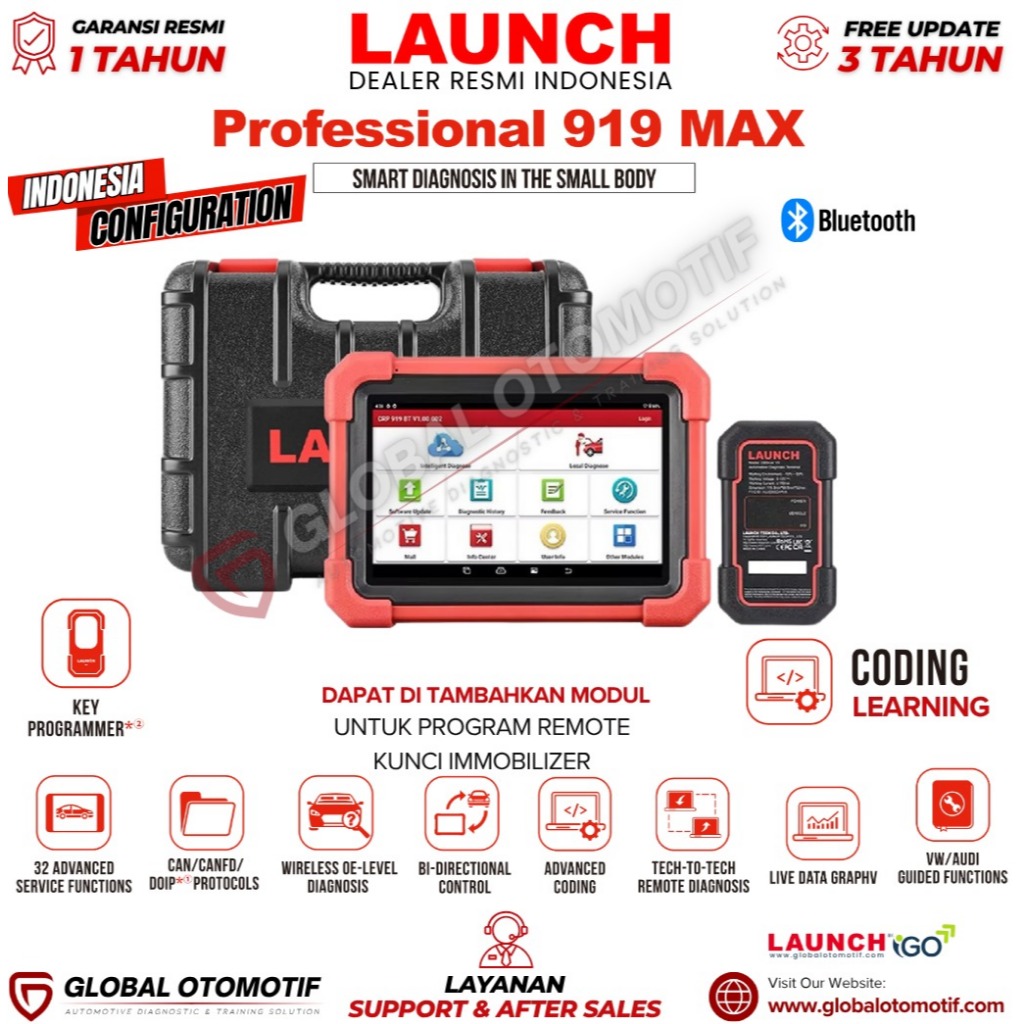 Scanner MOBIL Launch Professional 919 MAX