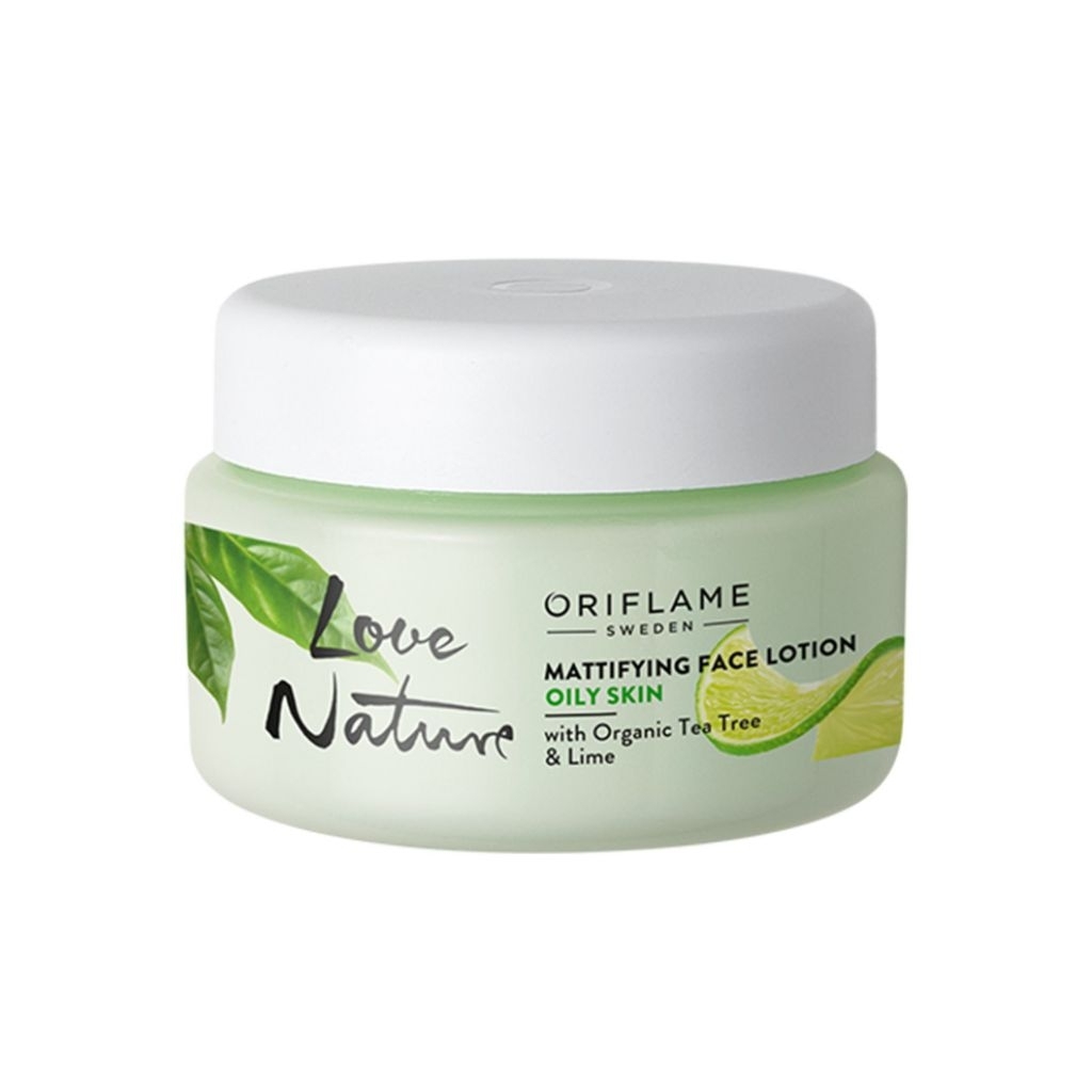 ORIFLAME | Love Nature Mattifying Face Lotion with Organic Tea Tree & Lime