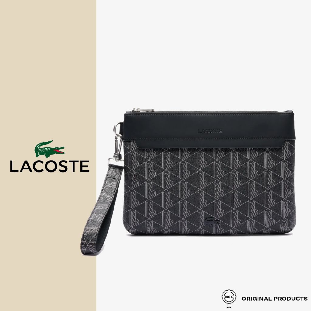 LACOSTE The Blend Clutch Unisex Monogram