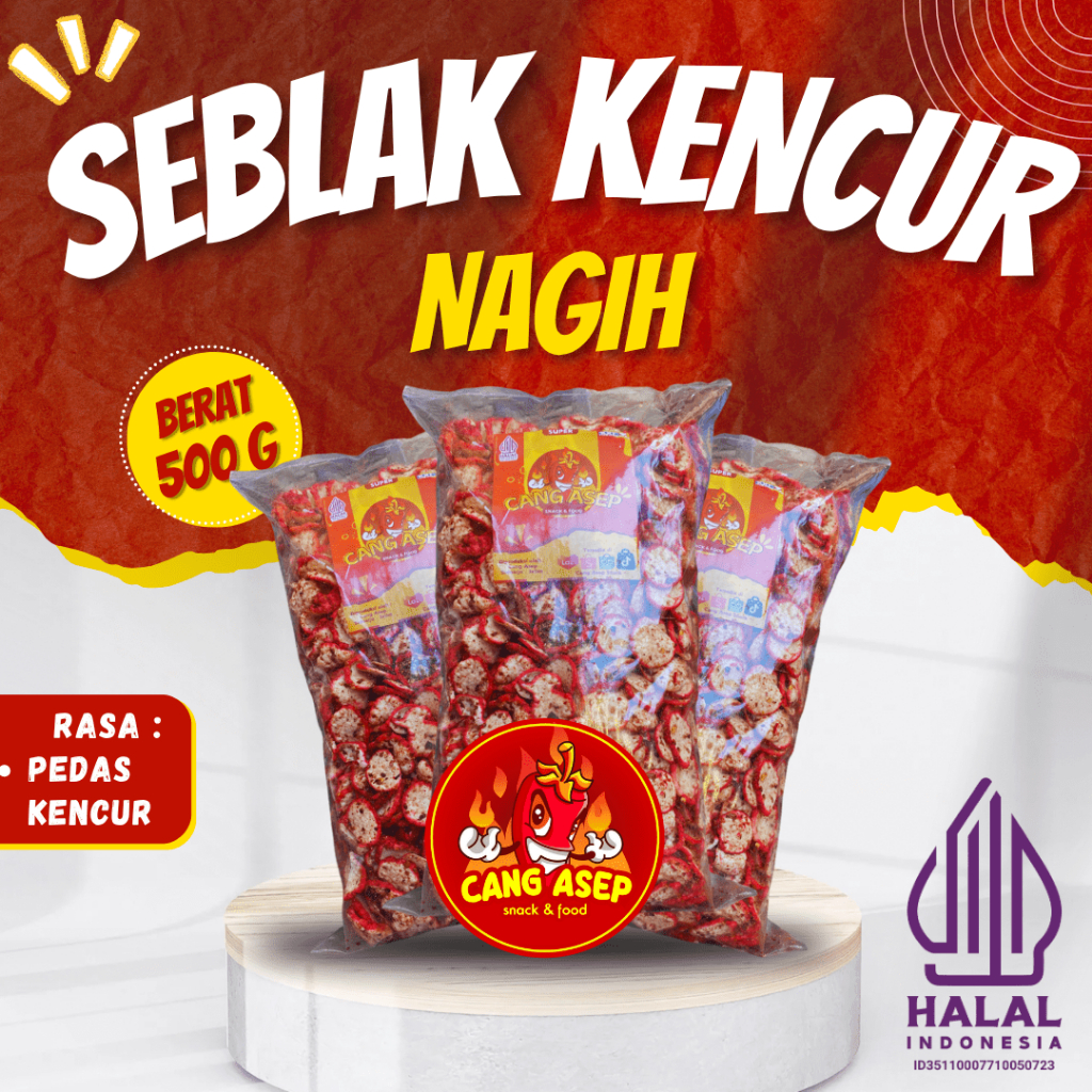 

SEBRING KENCUR 500G - Makanan Ringan Cang Asep, Snack Food