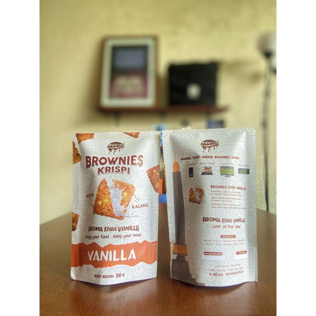 

Brownies Krispi Vanilla 80 g