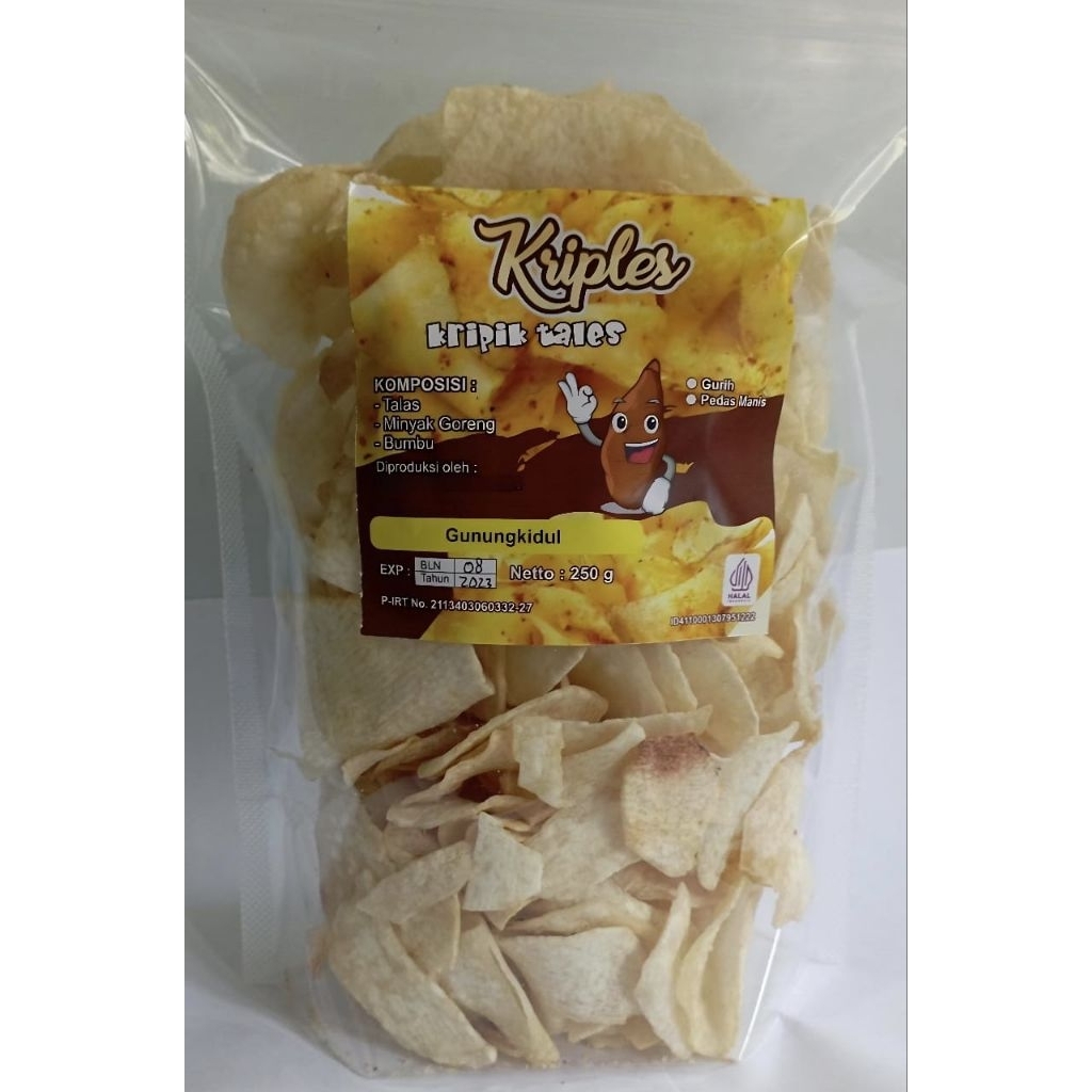 

keripik talas original/pedas 250g