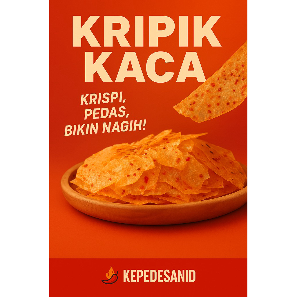 

makanan pedas (kripik kaca)‼️