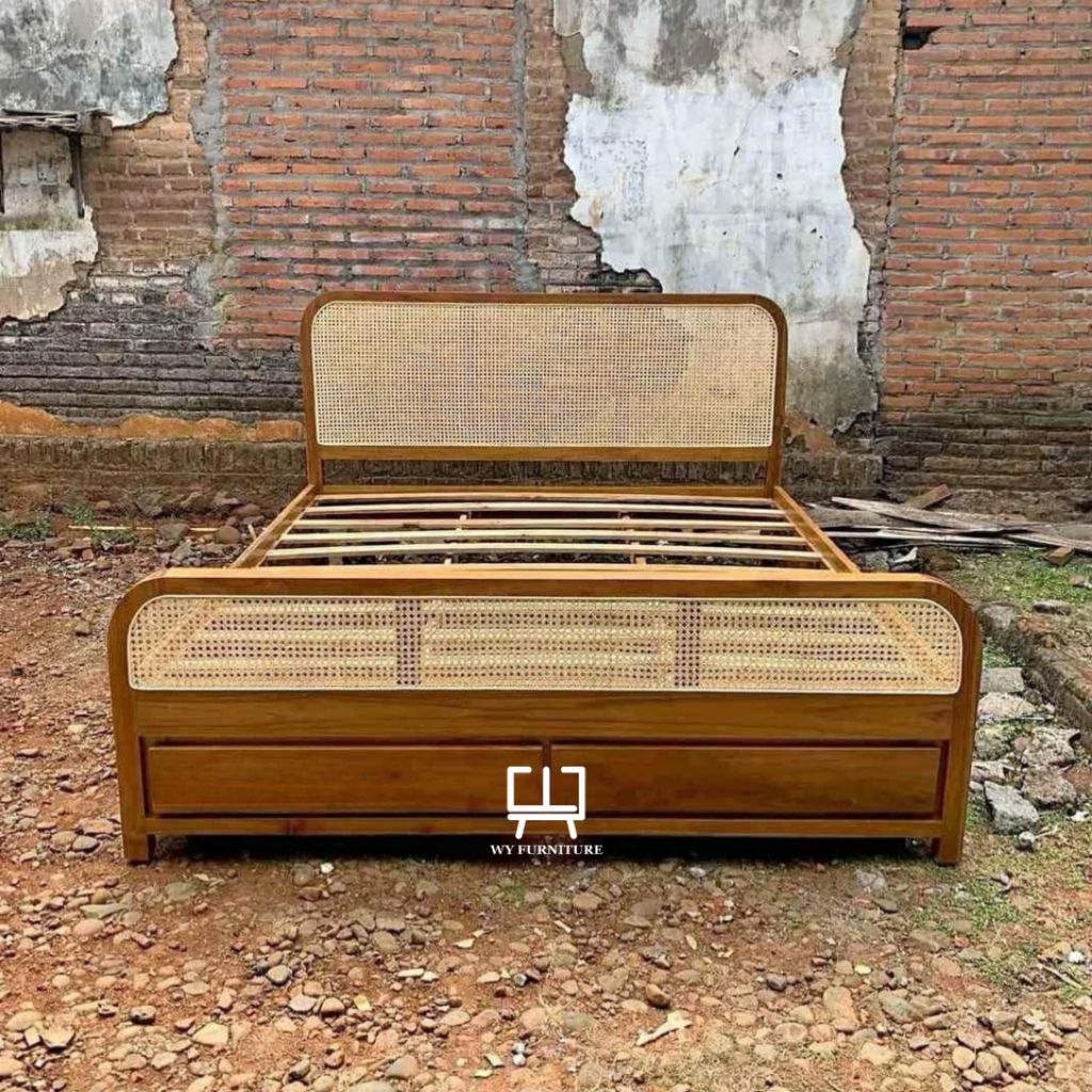 dipan tempat tidur minimalis kayu jati, bed frem minimalis kayu jati, tempat tidur minimalis kayu ja