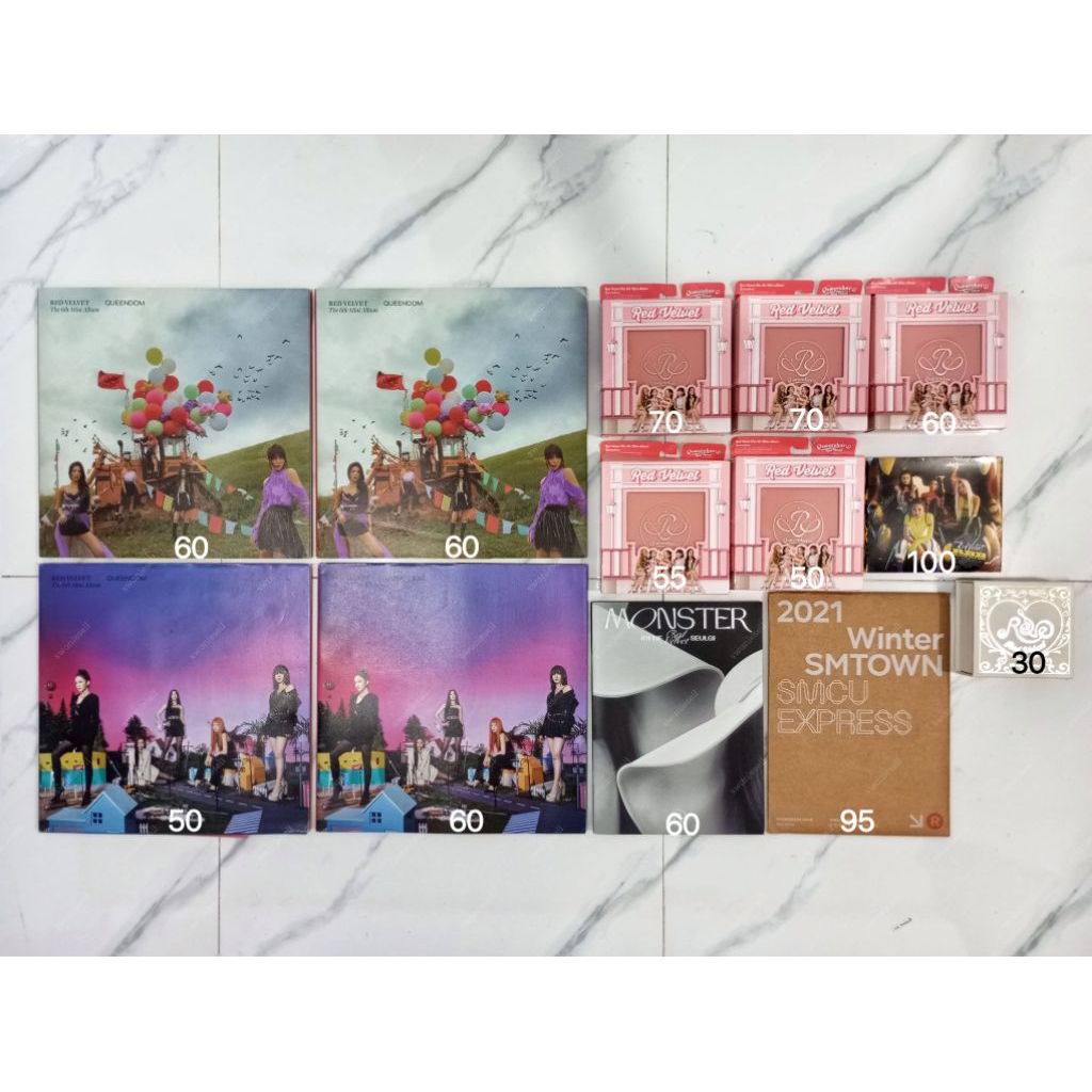 ALBUM RED VELVET REALLY BAD BOY RBB QUEENDOM CASE PHOTOBOOK GIRLS QUEENS MONSTER BASE NOTE FEEL MY R