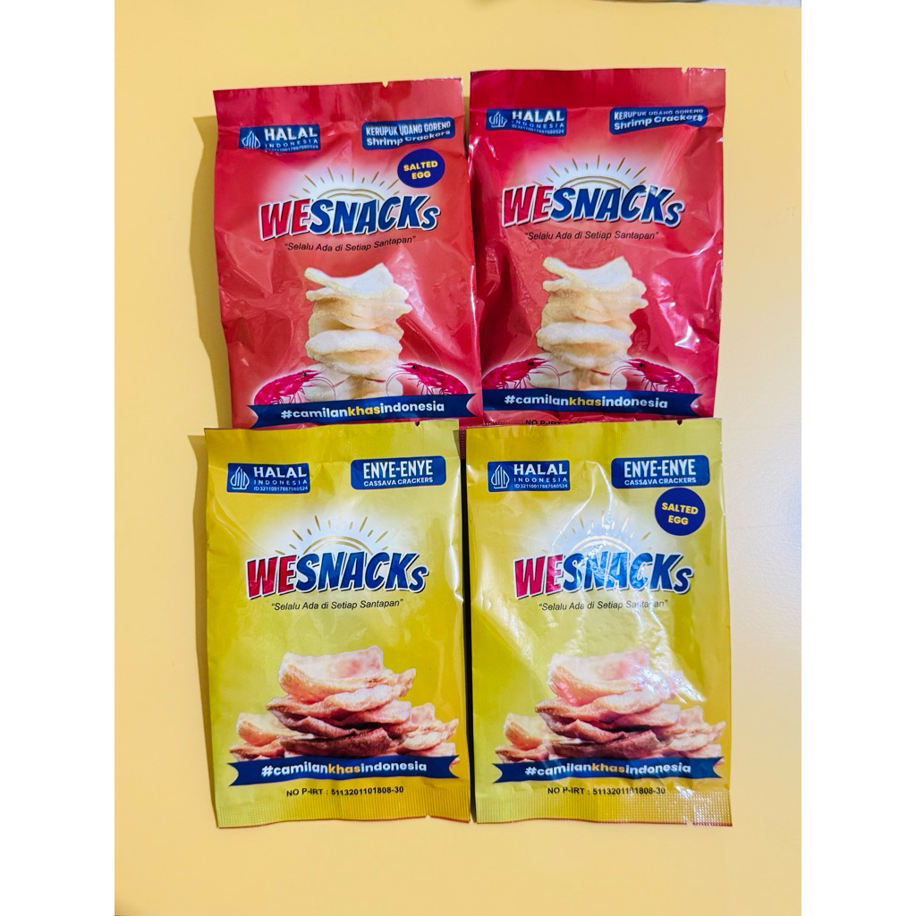 

WESNACKS Enye-Enye & Kerupuk Udang MIX isi 12 pcs