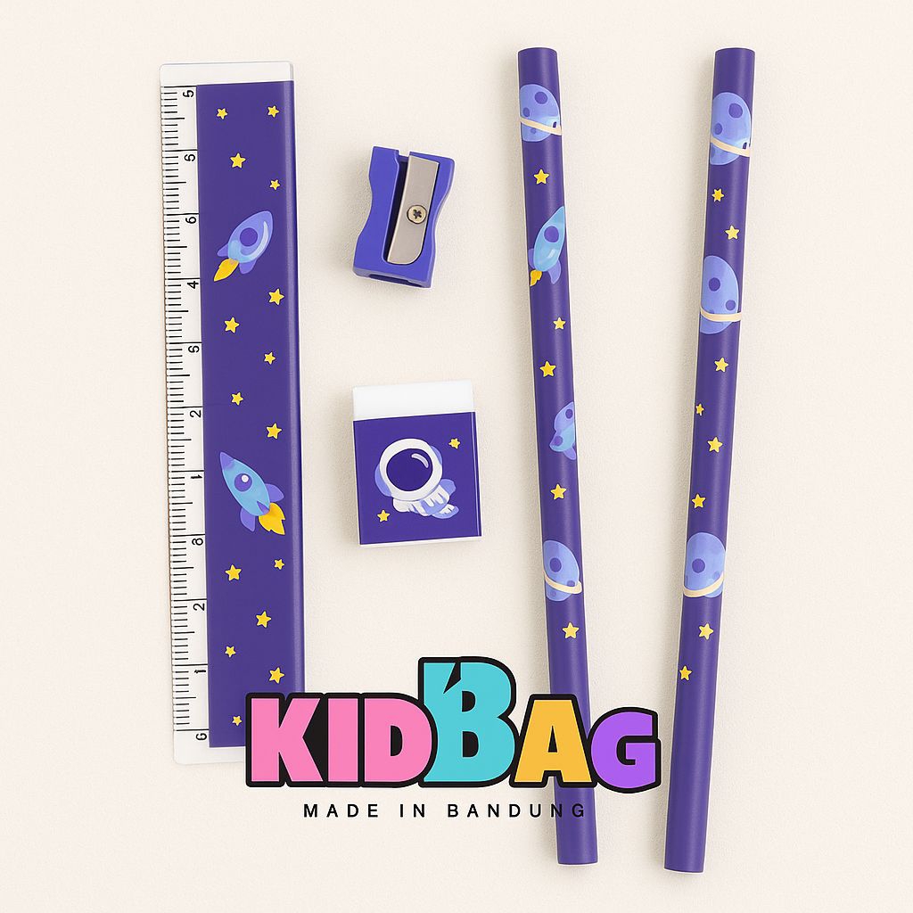 

Aimilo Pensil Set Anak 5in1 Set Alat Tulis Pensil Lucu Dan Penghapus Untuk Tempat Pensil Buku Tulis Sekolah