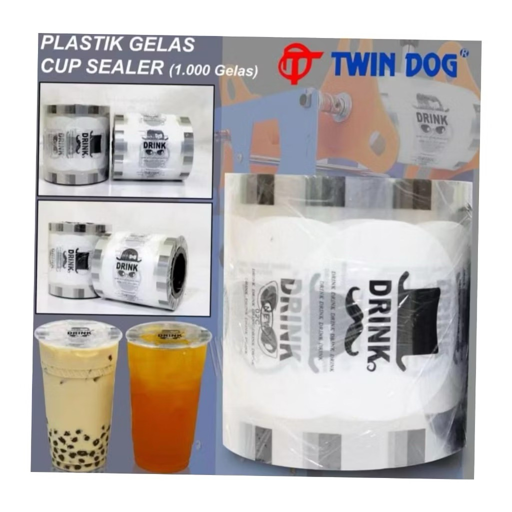 PLASTIK CUP SEALER PLASTIK CUP 1000 MOTIF TUTUP  SEGEL MINUMAN - CUP - SEALER