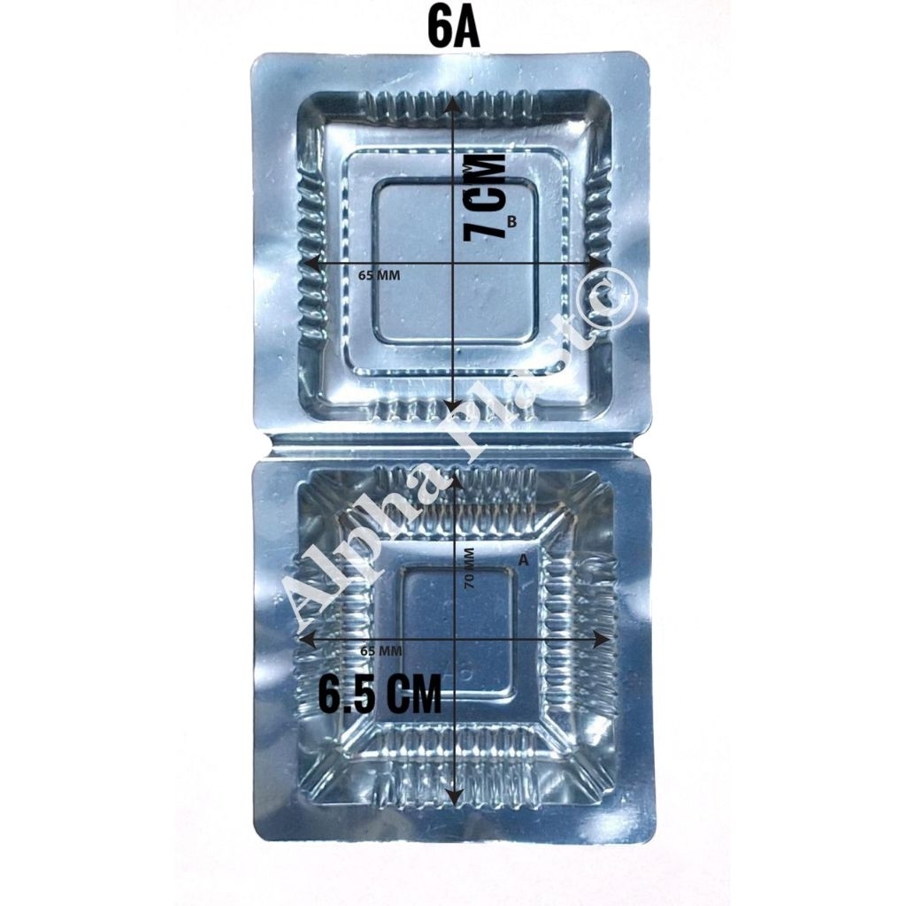 ALPHAPLAST - ISI 100 PCS / Mika BX 6A / Mika Kue / Mika Makanan