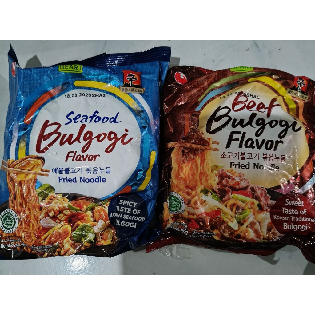 

NONGSHIM bulgogi seafood dan bulgogi beef 2026 termurah