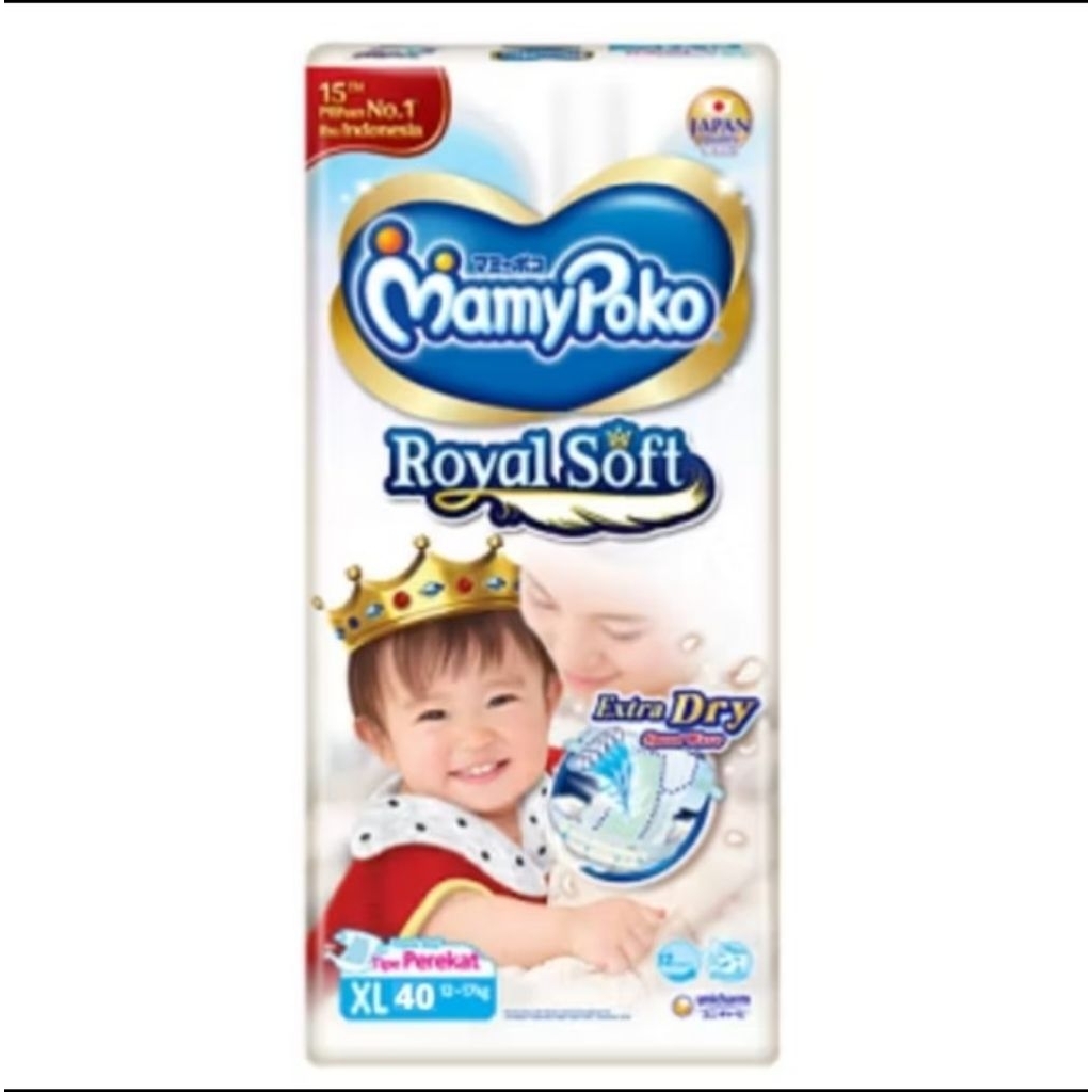 mamypoko royal soft perekat XL40