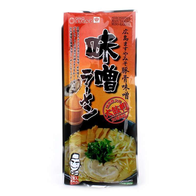 

Kurata Setouchi Men Meguri Masuya Miso Ramen/Mi Instan Miso Ramen B2 250gr