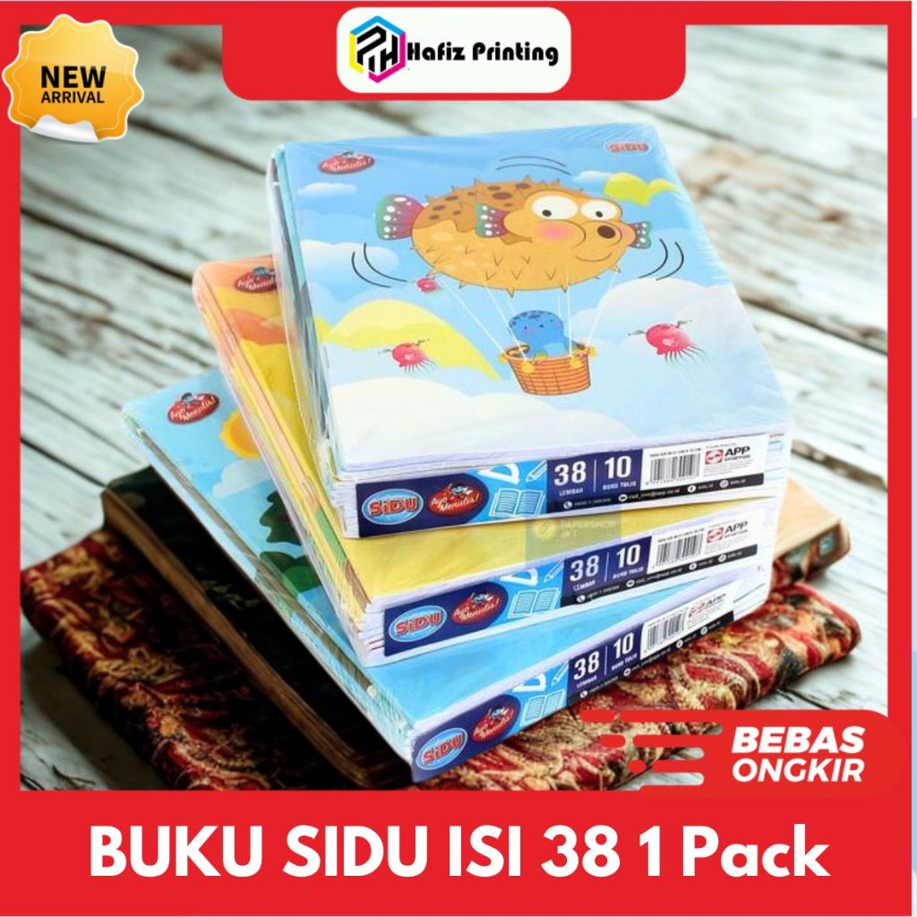 

Buku Tulis SIDU 38 Lembar murah isi 10 buku