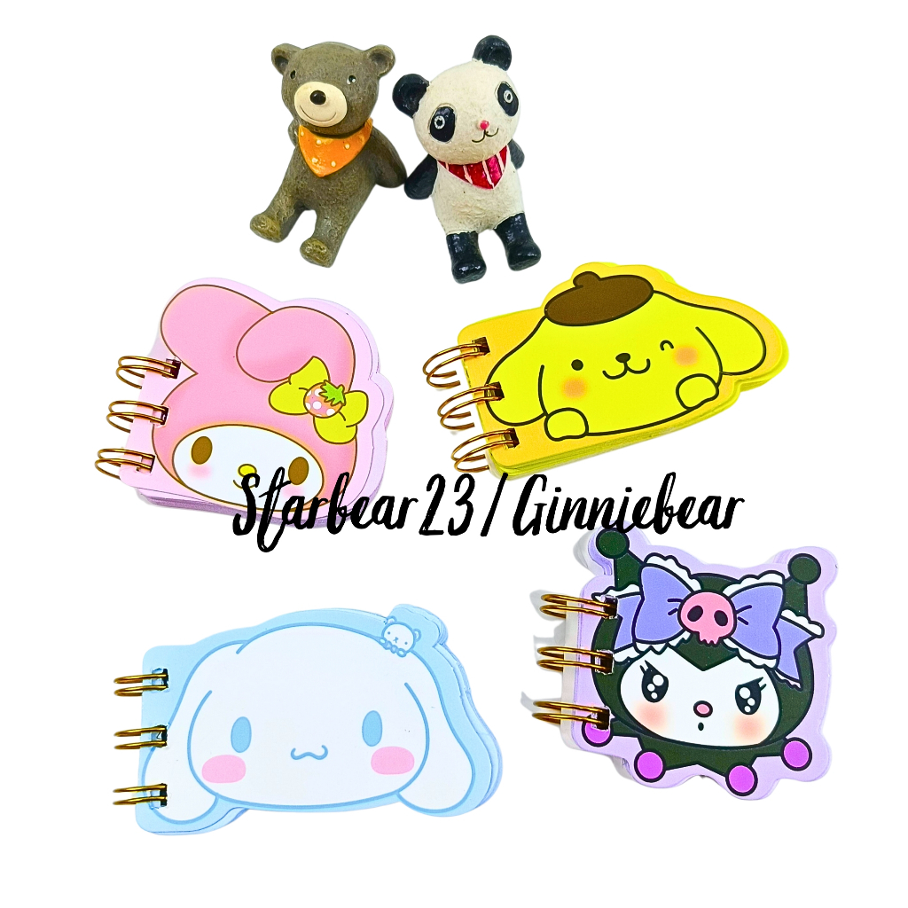 

mini notes 3 in 1 tsum tsum and friends (CIA 044)