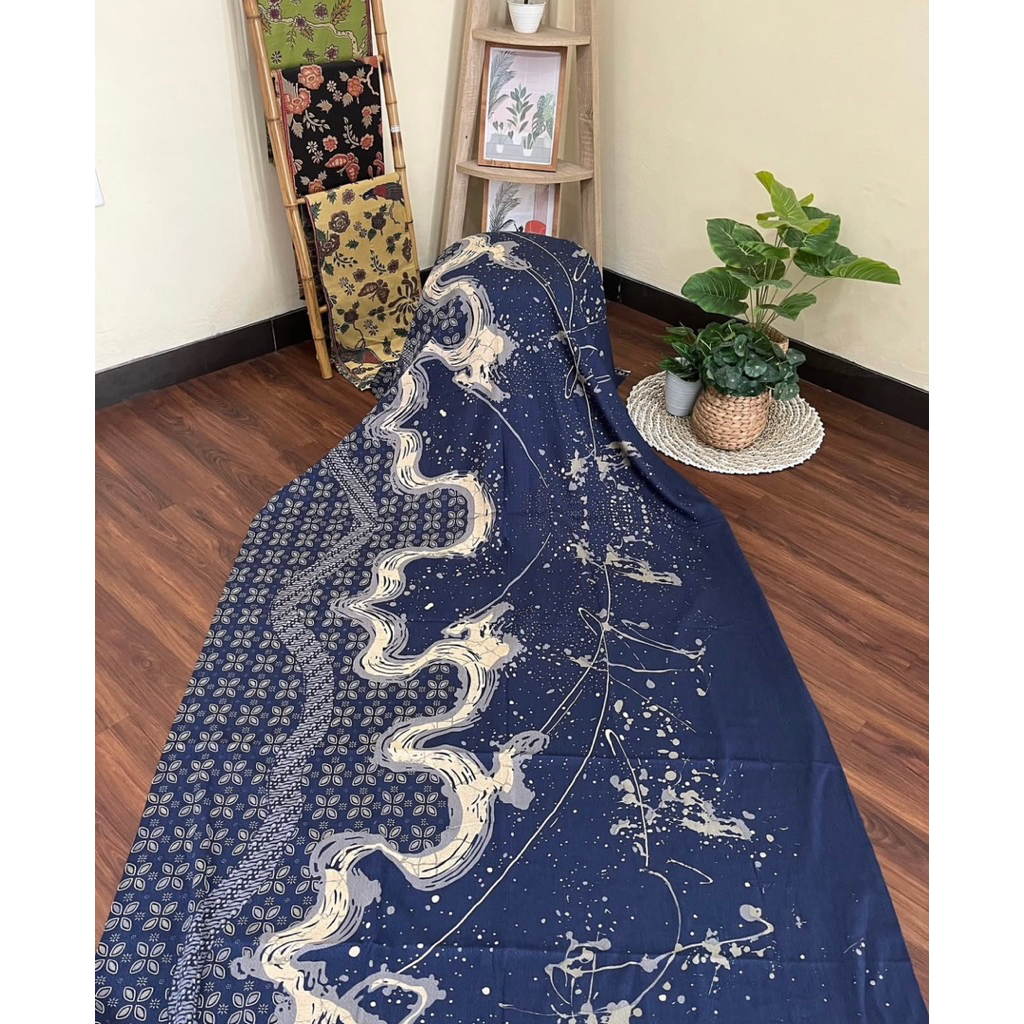 jasko batik motif baru motif banyu biru jasko keren lapis furing