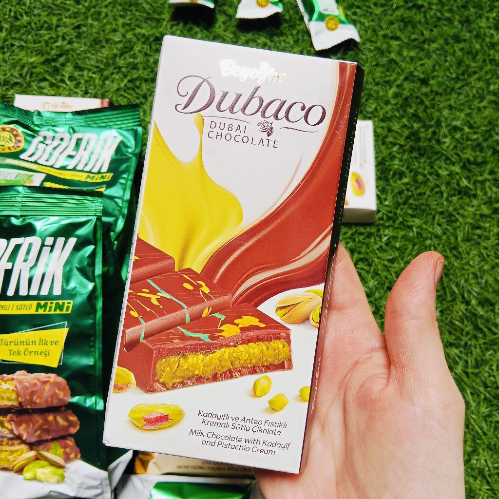 

Coklat Dubai Turki Ori – Ulker, Dubaco (Beyoğlu), & Mini Dubaco | Coklat Premium Halal, Hadiah & Cemilan PREMIUM