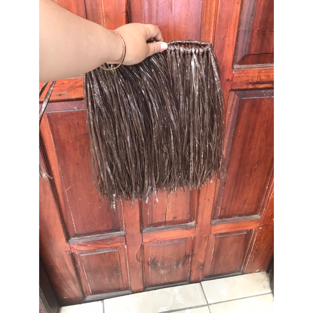 Rok rumbai papua anak TK/ paud coklat premium