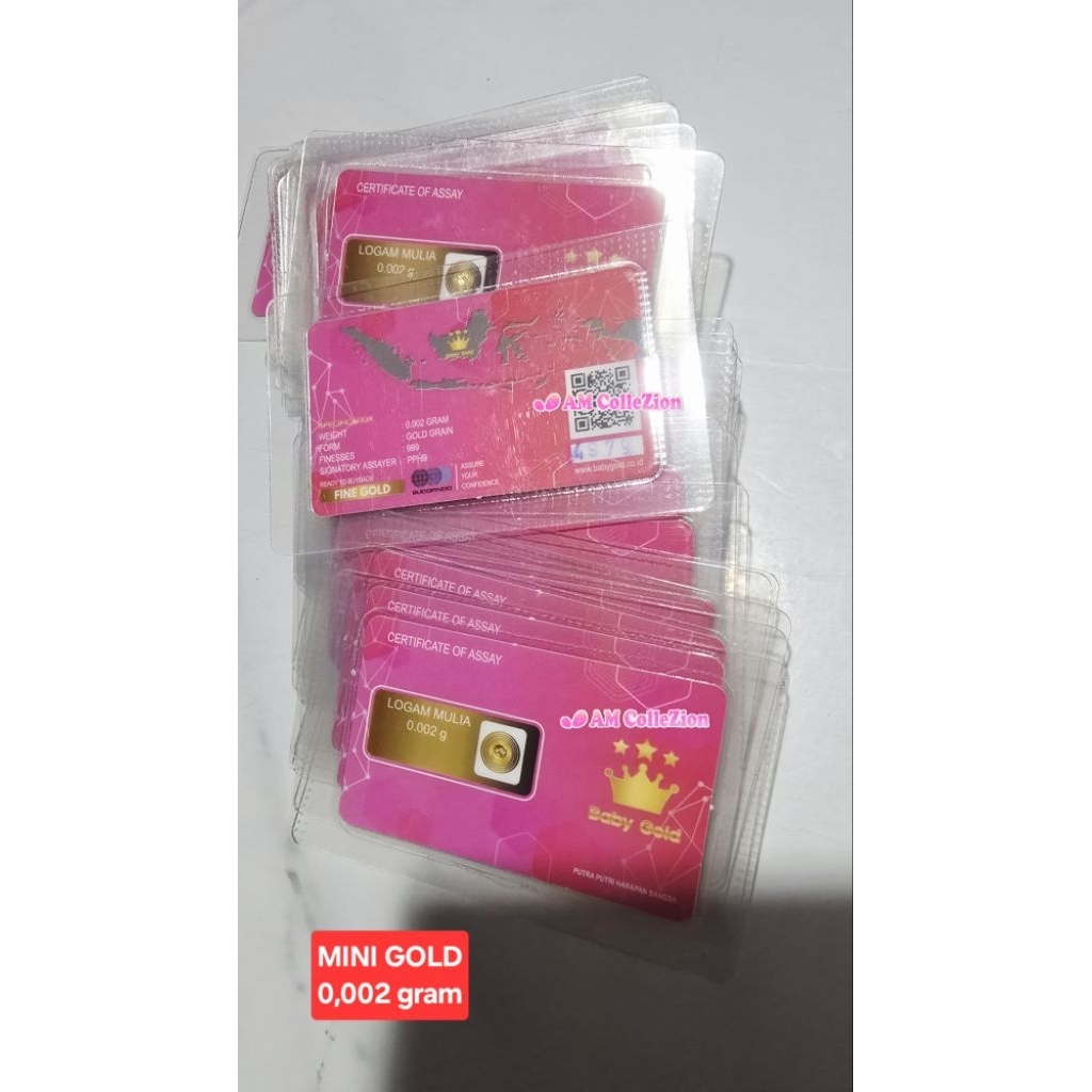 MINI GOLD 0,002 GRAM BABY GOLD