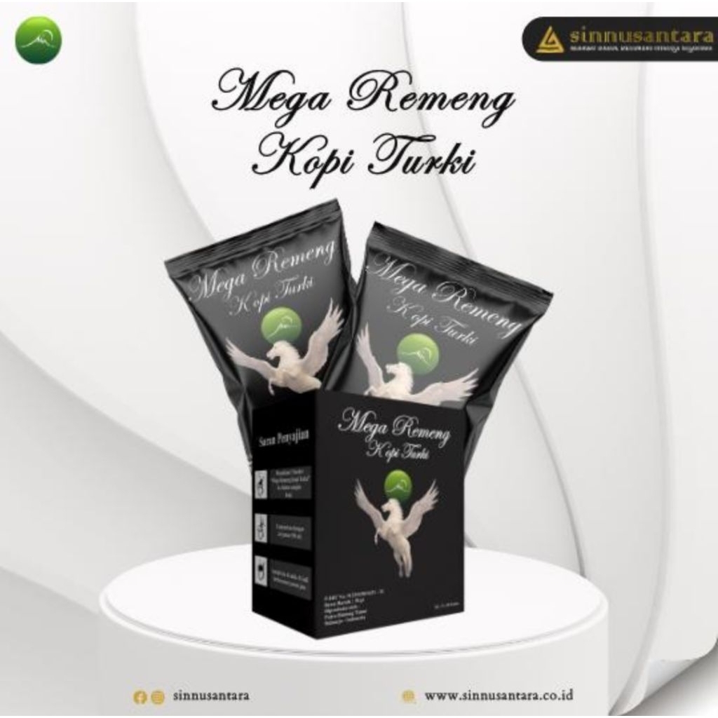 

KOPI TURKI MEGAREMENG BLACK COFFEE 1 Box ISI 5 SACHET