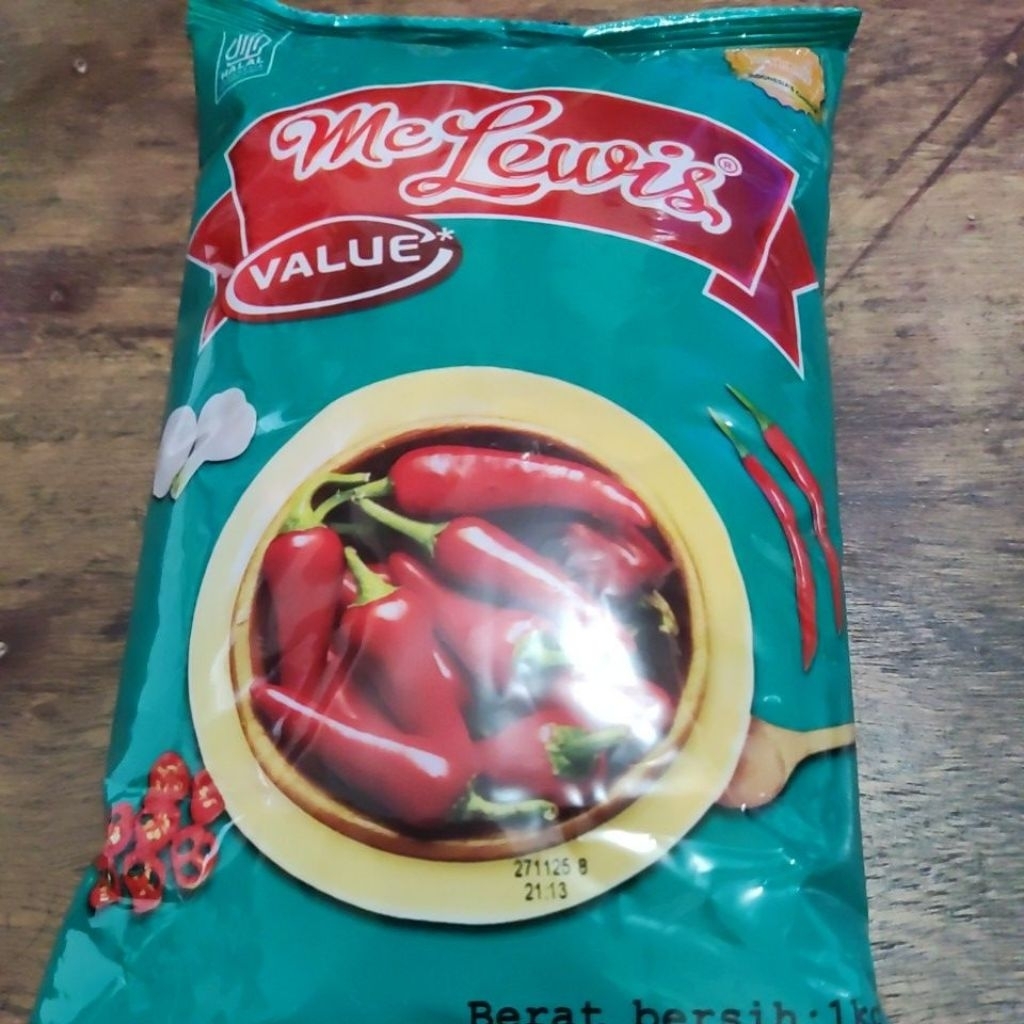 

Saus Cabe Mc Lewis 1 Kg
