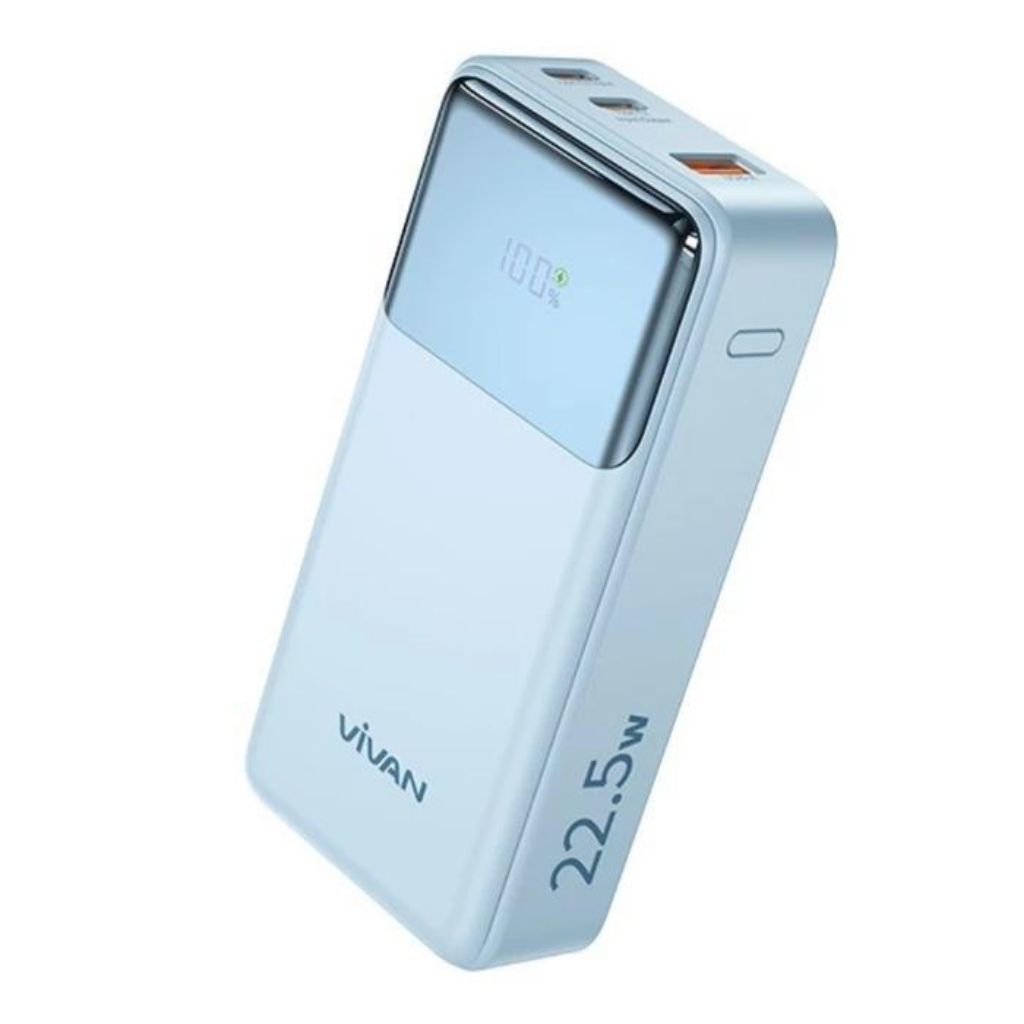 VIVAN Smart Powerbank VPB-D30 30000mAh 22.5W Blue