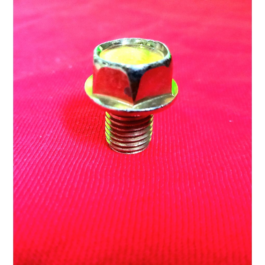 baut tutup oli bawah motor honda supra