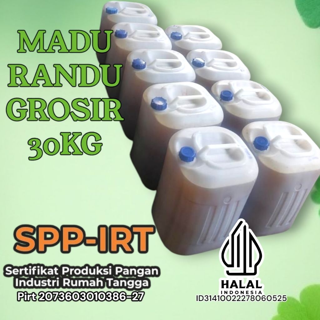 

madu grosir madu randu curah 30kg raw honey original full nektar randu