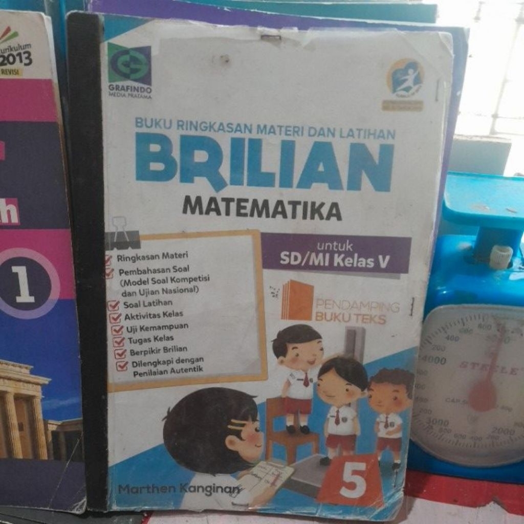 BUKU BRILIAN MATEMATIKA UNTUK SD KELAS V/5 PENERBIT GRAFINDO