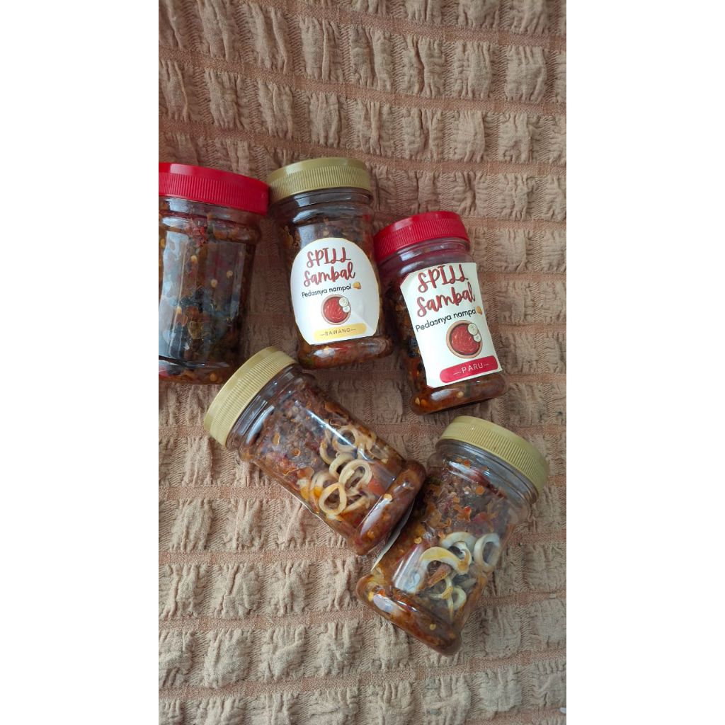 

SAMBAL BOTOL ALL VARIANT 125GR+ 125GR BEST SELLER / SAMBAL HOMEMADE / SPILL SAMBAL / SAMBAL KELUARGA TANPA PENGAWET
