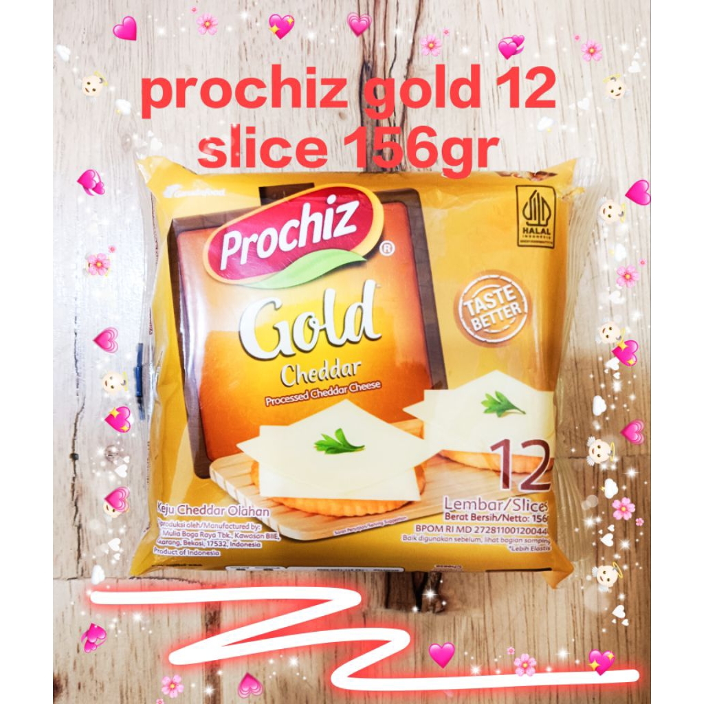 

PROCHIZ GOLD 12 SLICE 156GR/ KEJU CHEDDAR SLICE