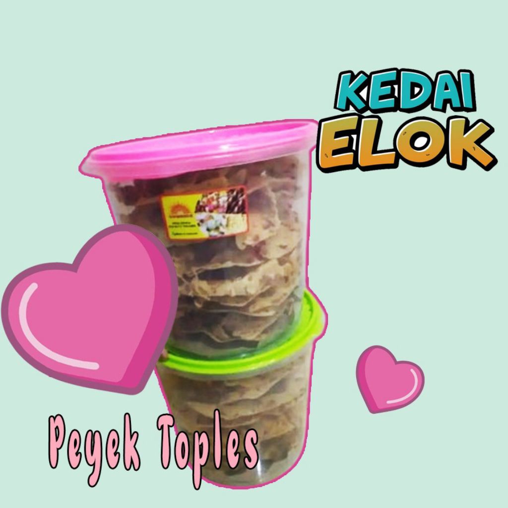 

Kedai Elok - Peyek Aneka Topping Toples uk 10lt