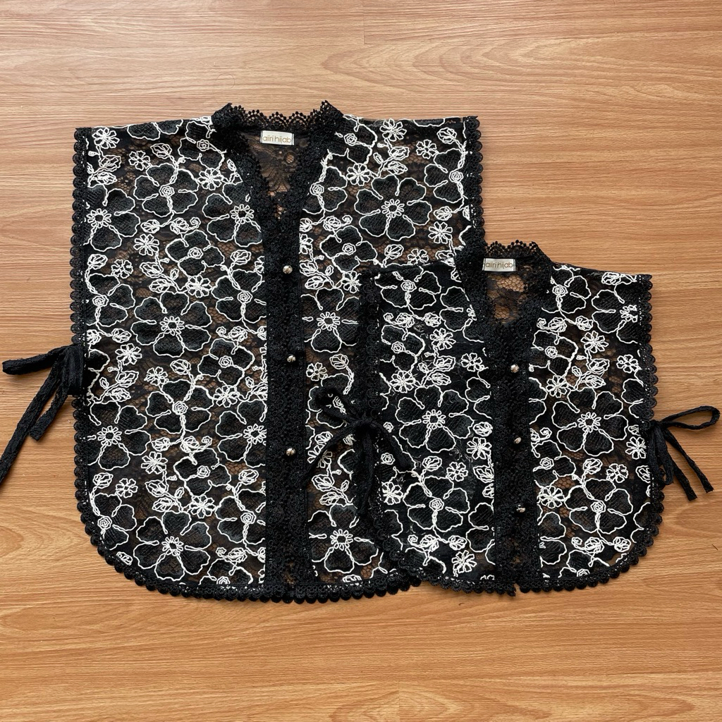 vest tulle/outer couple/vest brokat/vest wanita/vest brokat kondangan/vest rompi
