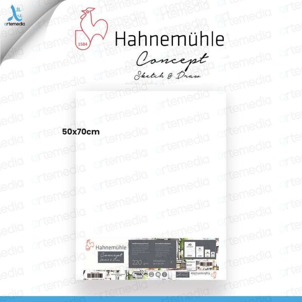 

Hahnemuhle Concept Sketh & Drawing 220 gsm Kertas Gambar Sketsa & Ilustrasi Kertas Arsitek