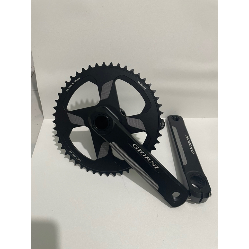 crankset fixie fixed Giorni Rotor ht2 hollowtech 2 single speed 48t 165