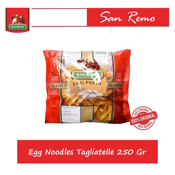 

San Remo Egg Noodles Tagliatelle 250 Gr