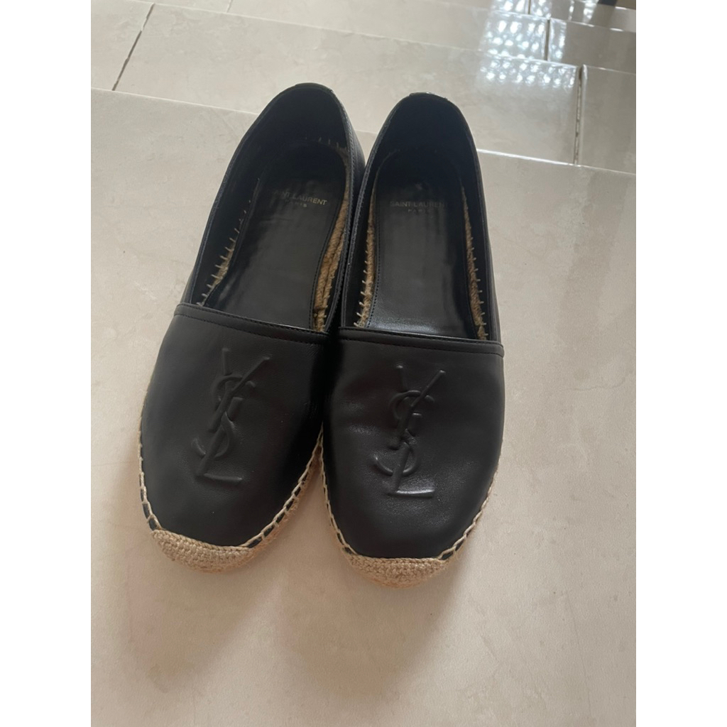 YSL Saint Laurent Espadrilles (black)
